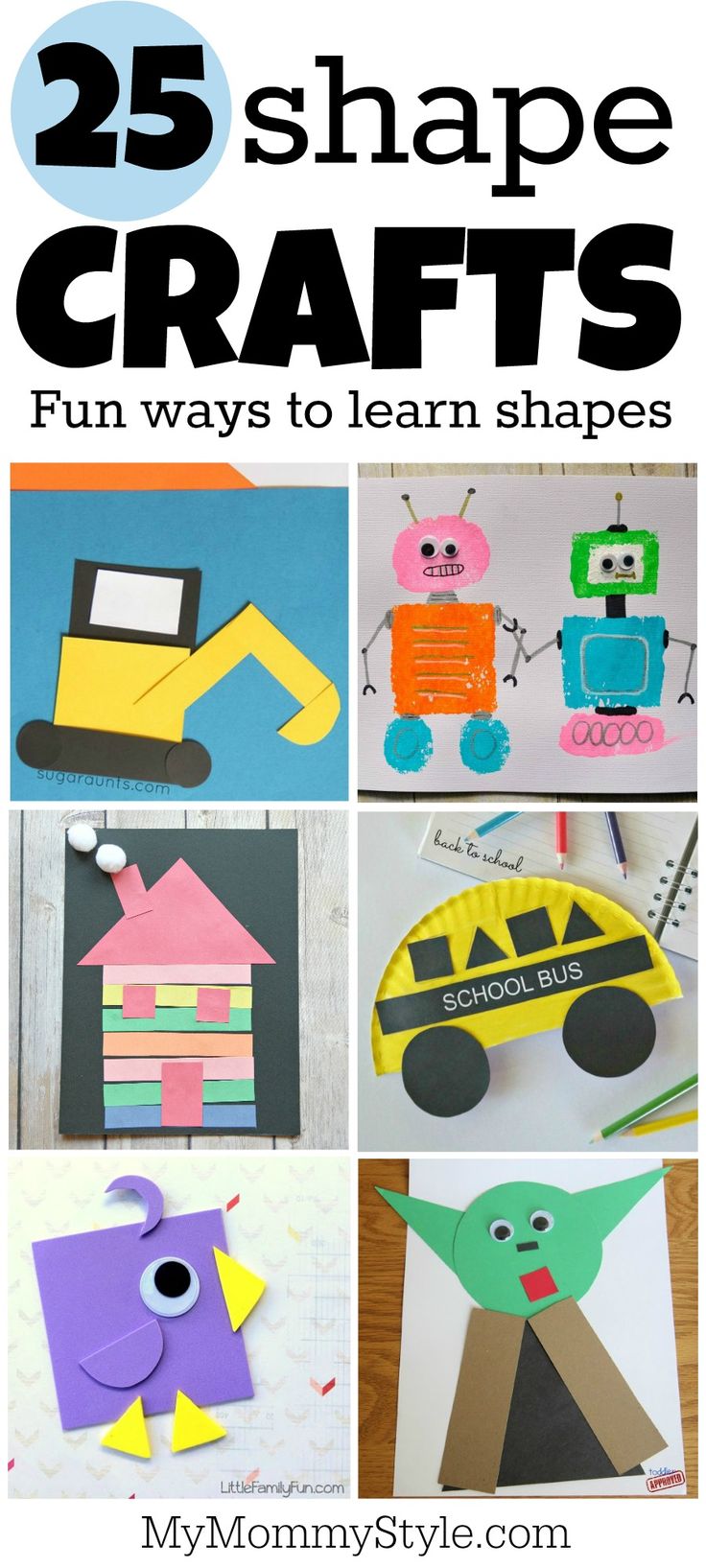 25 simple paper crafts for kids to make