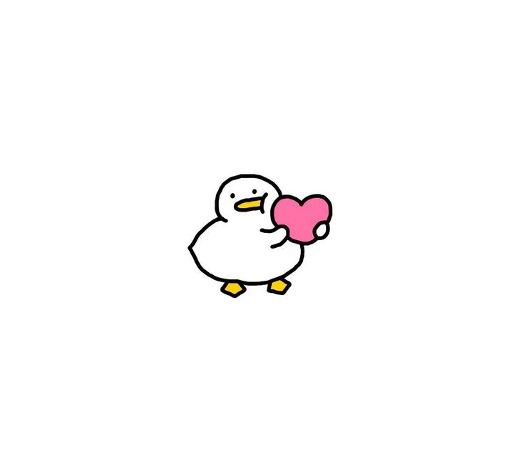 a white bird with a pink heart in its beak