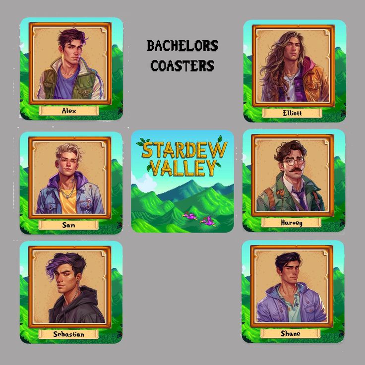 the bachelors characters are shown in this game