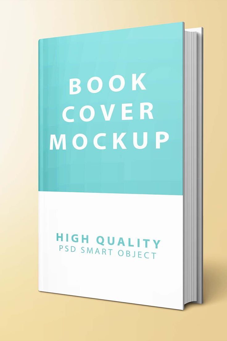 a book cover mockup with the title'high quality psd smart object '