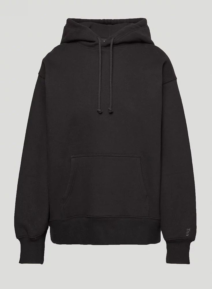 Tna Cozy Fleece Boyfriend Hoodie - Black Aritzia Boyfriend Hoodie, Aritzia Hoodie, Matching Sweats, Boyfriend Hoodie, Hoodie Oversize, Free Jeans, Oversized Pullover, Cool Hoodies, Menswear Inspired