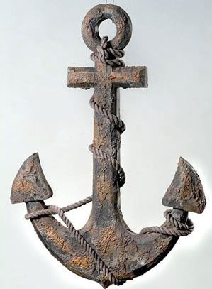 an anchor is shown against a white background