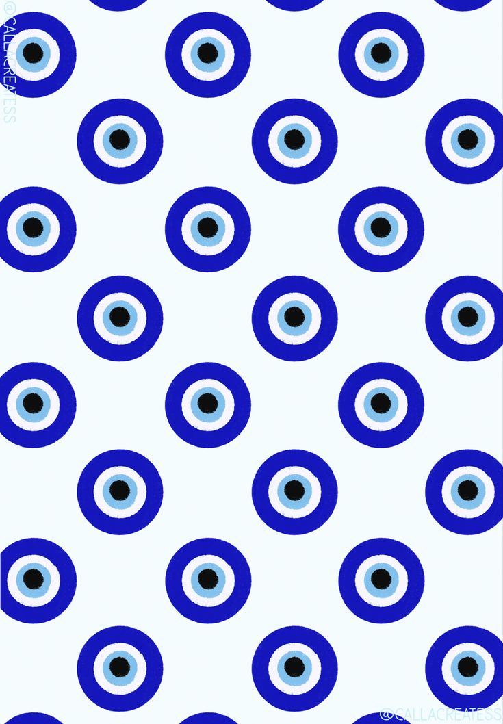 an image of blue and white circles on a white background with black dots in the middle