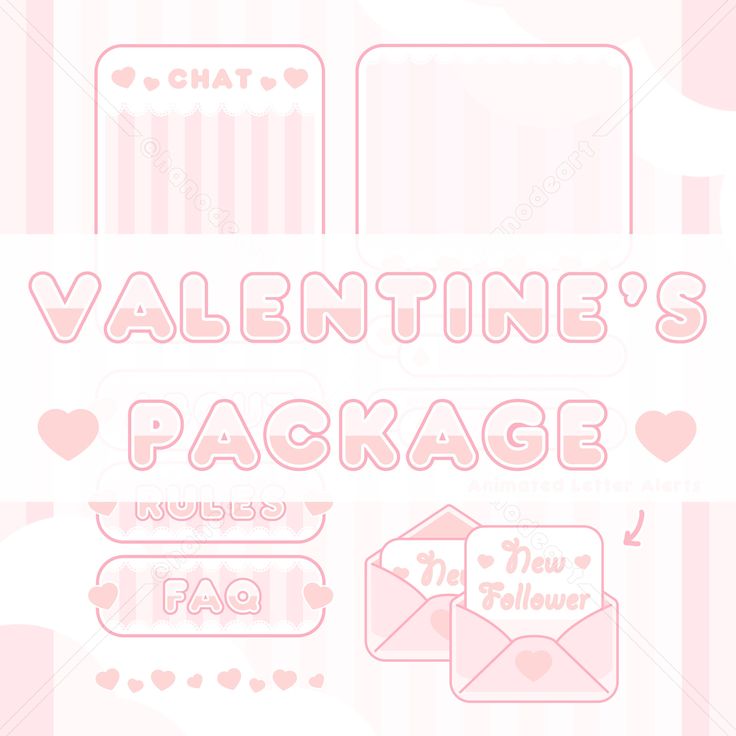 valentine's package with envelopes and hearts on pink background stock photo, images and royalty