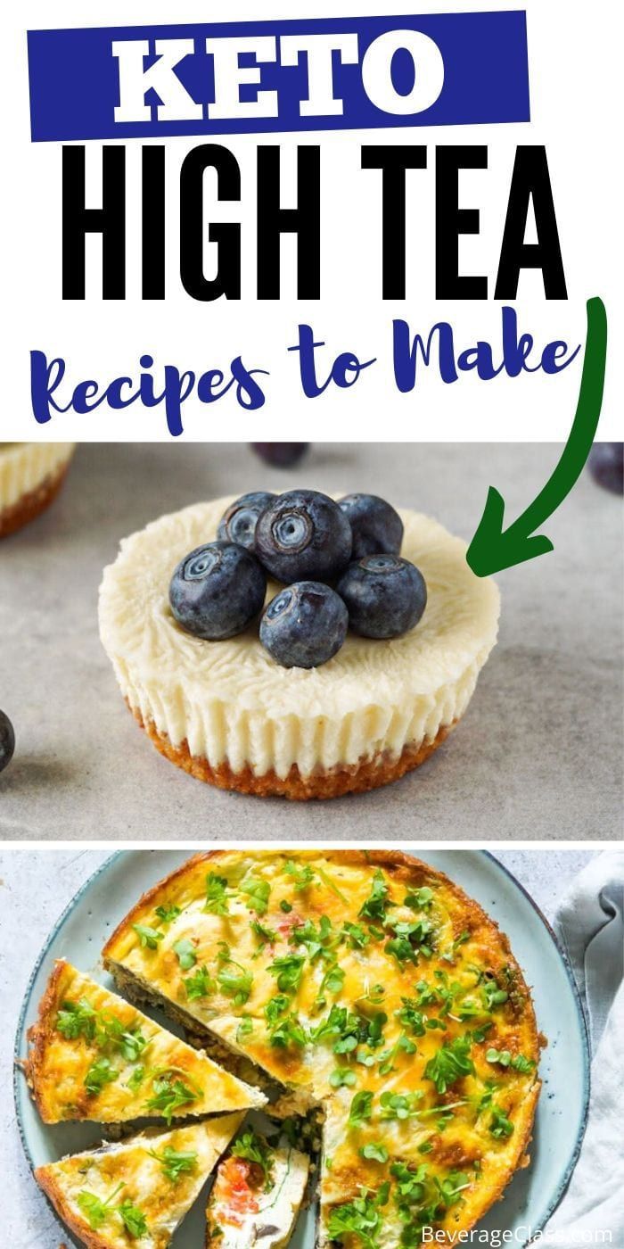 keto high tea recipe with blueberries, cheese and other toppings on top