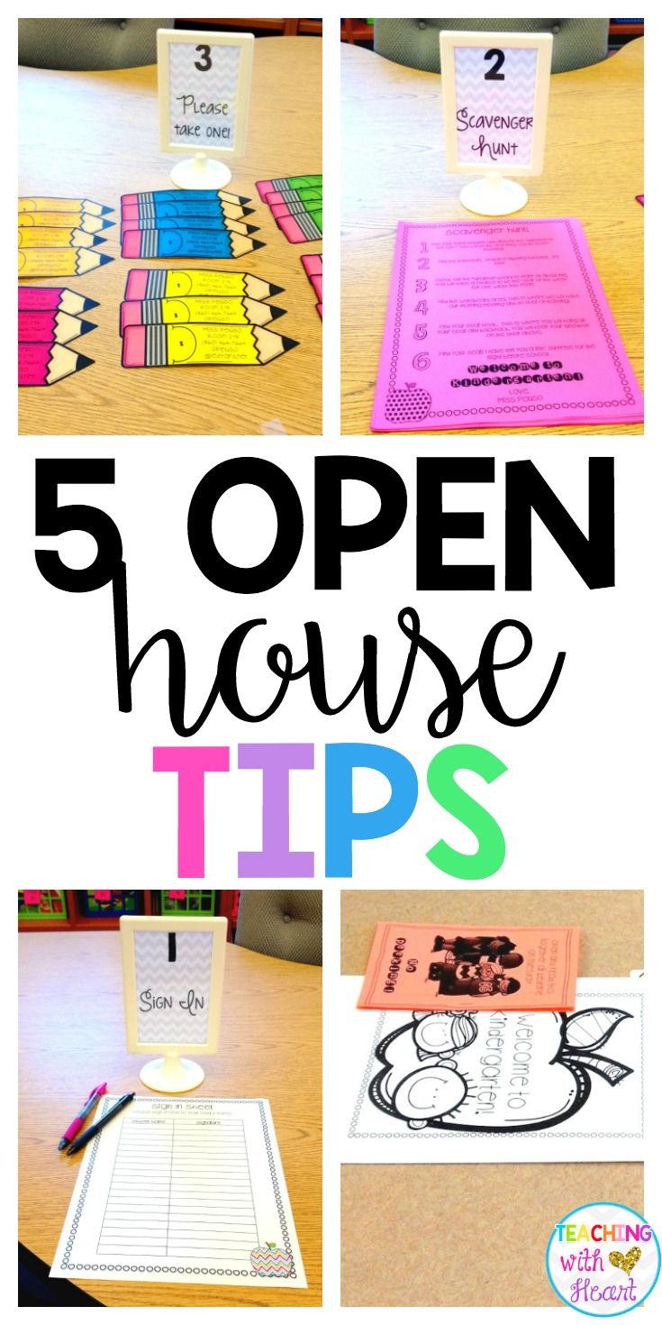 five open house tips for students to use