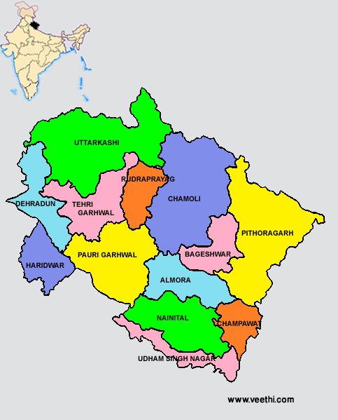 a map of india with all the states