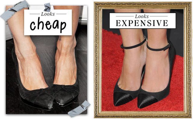 image Breaking In Shoes, Luxury On A Budget, Shoe Hacks, Look Rich, How To Look Expensive, Expensive Shoes, Pointy Heels, Plastic Heels, Shoes Hack