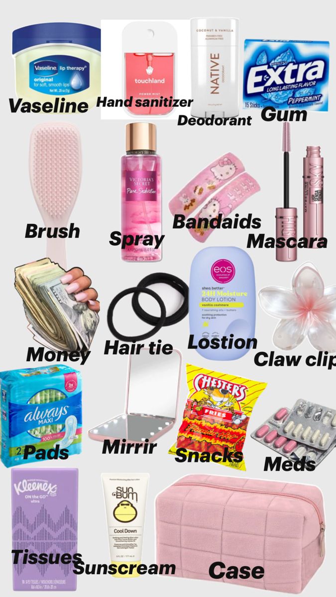 Guide for what to put in your emergency kit 💗 (back to school) What Is In Your Backpack, Packing Must Haves Travel, What To Put In Your Backpack For Travel, What To Bring In Your Bag, What To Pack In School Emergency Kit, What To Have In An Emergency Kit, School Emergency Bag Essentials, Packing List For Arizona, Simple Emergency Kit For School