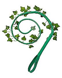 a green lanyard with ivys on it's side and an arrow in the middle