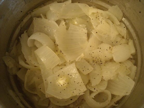 onions are being cooked in an instant pot