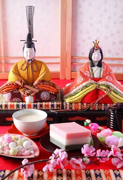 [Hinamatsuri] March 3rd is a girl's day called "Hinamatsuri" here in Japan. It's also called "Momo no sekku". We display a set of hina dolls called "Hina ningyou" and pray for girl's happiness and healthy growth. Girls Day Japan, Peach Festival, Elephant Coloring, Japanese Holidays, Hina Matsuri, Hina Dolls, Blossom Season, Japanese Festival, Japanese Colors