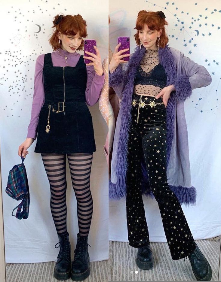 Witchy Birthday Outfit, Fun Goth Outfits, Whimsigoth Fashion With Pants, Witchy Clubbing Outfits, Sandman Inspired Outfits, Witchy Formal Outfit, Funky Goth Outfits, Amity Halloween Costume, Witch Outfit Pants