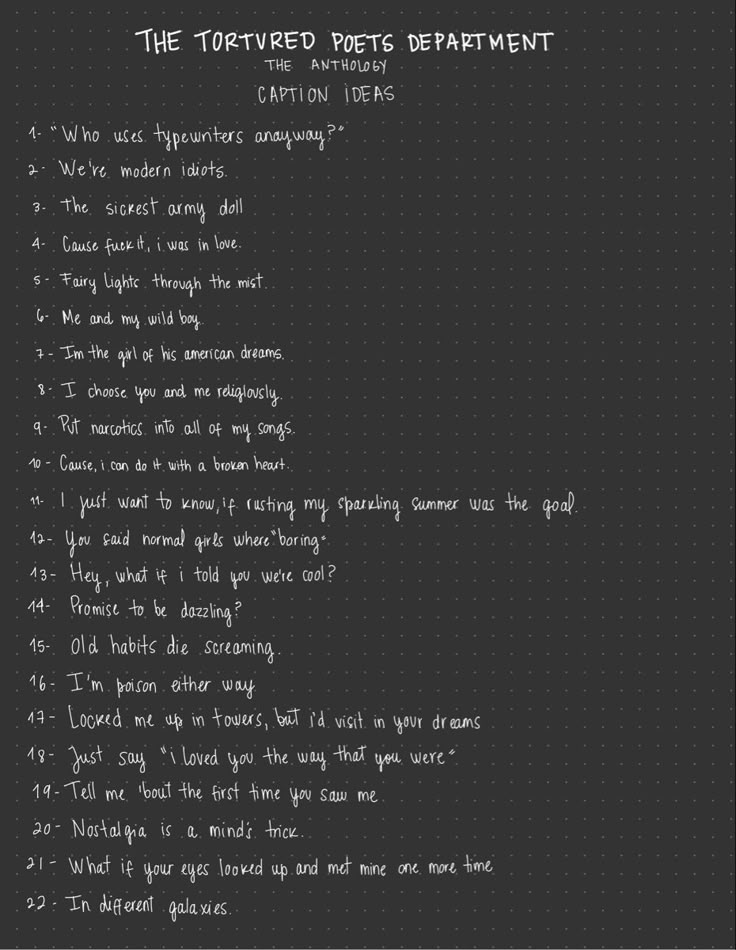 Instagram caption ideas, tiktok caption ideas Taylor Swift caption ideas. The anthology by taylor swift. Caption ideas for summer 2024. Breakup caption ideas. Bio Inspired By Taylor Swift, Music Quotes For Instagram Bio, Tortured Poets Department Captions, Ideas For Comments On Instagram, Taylor Insta Captions, Ttpd Captions For Instagram, Taylor Swift Post Captions, Taylor Swift Whatsapp Status, Taylor Swift Soft Launch Captions