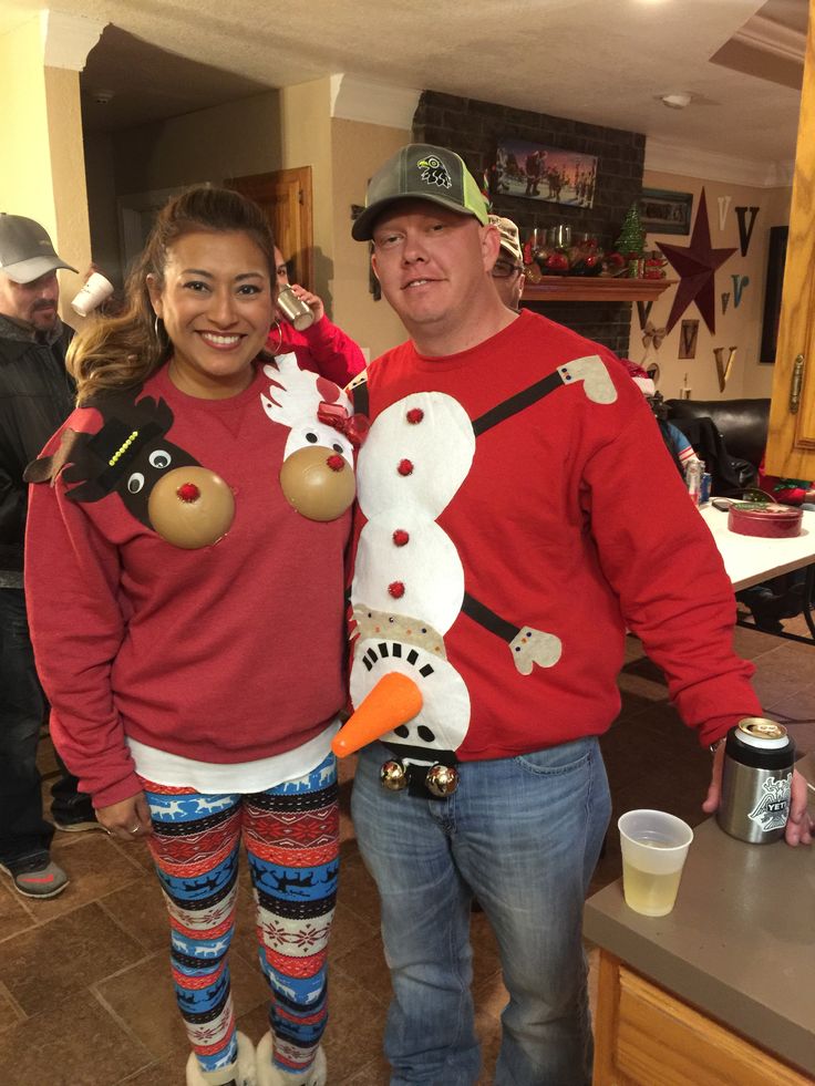 a man and woman are dressed up as characters from the animated movie frozen snowman