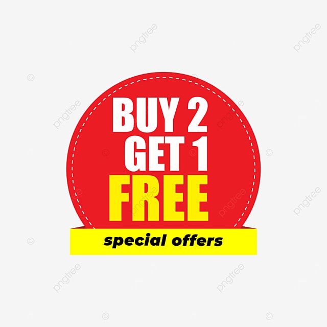 buy 2 get 1 free special offers