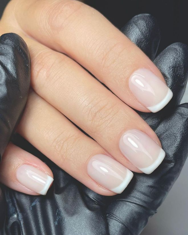 French Manicure Long Nails, French Manicure Gel Nails, French Manicure Ideas, French Tip Gel Nails, White French Nails, Gel Nails French, Gel French Manicure, Manicure Nail Designs, French Manicure Nails