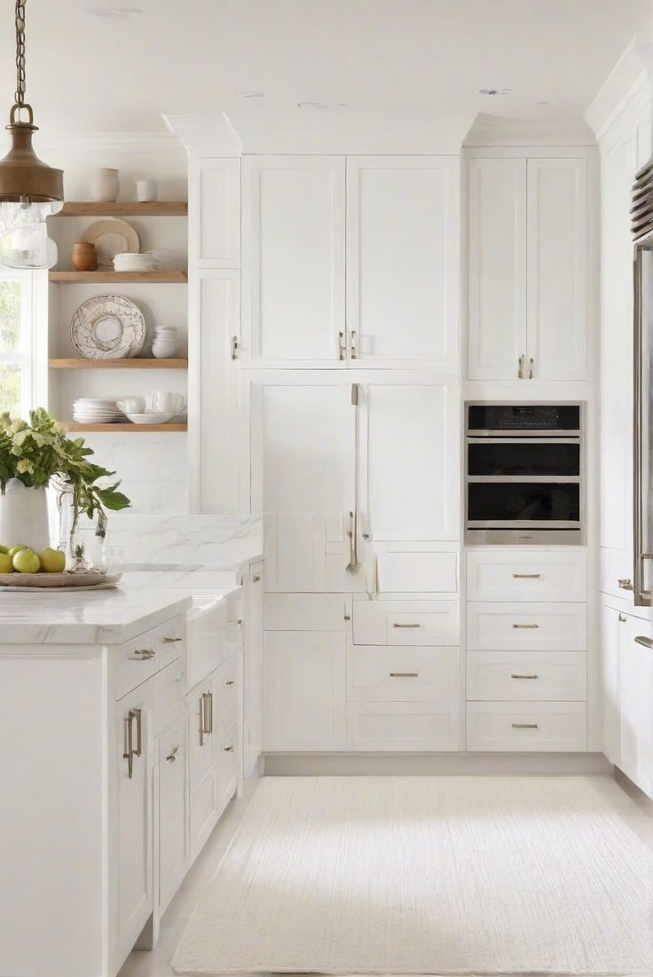 home decor interior design,home interior design,interior bedroom design,paint color match Sw Aesthetic White Walls, Aesthetic White Paint, Sw Aesthetic White, Cabinets Sherwin Williams, Yes Aesthetic, Coastal Palette, Light Oak Floors, Paint For Kitchen Walls, Sage Green Kitchen