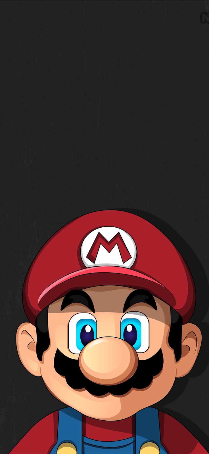 the mario bros character is wearing a red hat