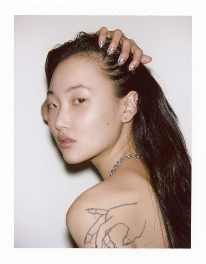 DIEN · MAIN · NEW YORK MODELS New York Model, Becoming A Model, New Face, Behind Ear Tattoo, Asian Beauty, Nose Ring, New York, Tattoos, On Instagram