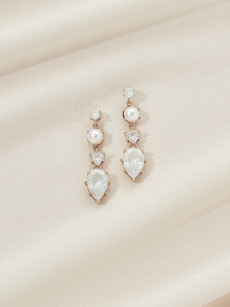 Augustine Drop Earrings – Olive & Piper Olive And Piper, Classic Pearl Jewelry, Blue Hair Accessories, Single Pearl, Vintage Flare, Wedding Accessories Jewelry, Wedding Jewelry Bracelets, Demi Fine Jewelry, Rose Gold Jewelry