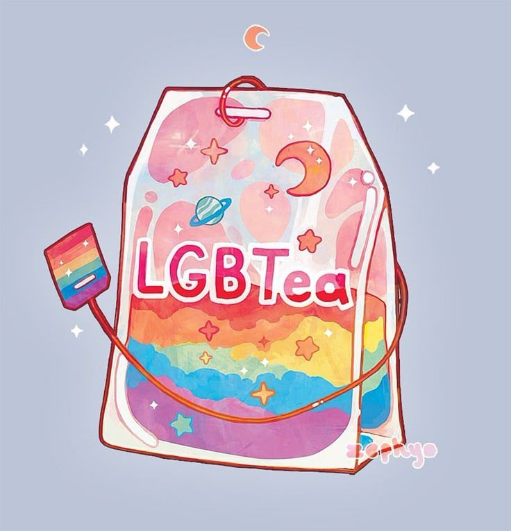 an illustration of a bag with the word ligtea on it and stars around it