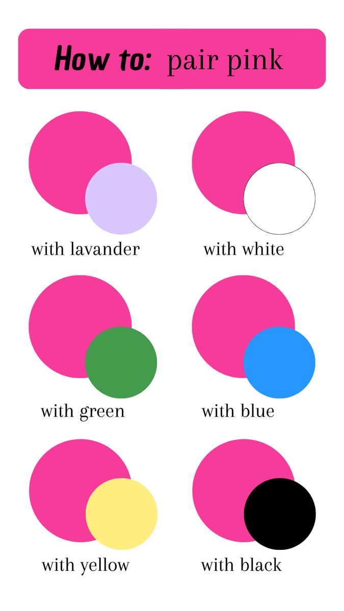 how to paint pink with different colors