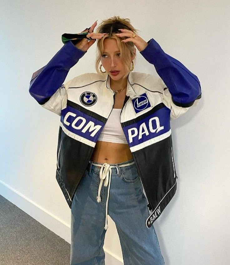 Insta: badkidhq Bmw Jacket, Prom Jacket, Swag Dress, Vintage Racing Jacket, Races Outfit, Handsome Asian Men, Pinterest Outfits, Performance Outfit, Kpop Outfits