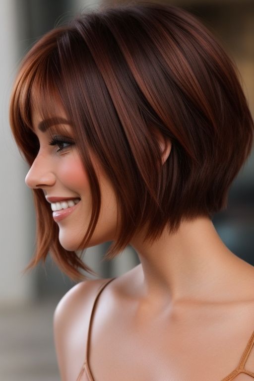 fall hair color,cowboy copper hair,chocolate copper hair,dark copper balayage brunette hair Copper Balayage Brunette, Rambut Brunette, Brunette Balayage Hair, Edgy Short Hair, Haircuts For Medium Hair, Balayage Brunette, Penteado Cabelo Curto, Hair Color And Cut, Auburn Hair