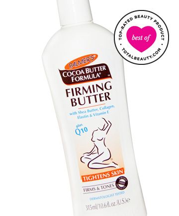 The Best: No. 1: Palmers Cocoa Butter Formula Skin Firming Lotion, $6.99. Topping off our list of body-firming products is this winning drugstore lotion by Palmers. One reader boasts that she has "no stretch marks" after using this product before and after pregnancy.  "This is the most covetable and luxurious moisturizer you can buy in any drugstore," writes another reviewer. Tighten Thighs, Skin Firming Lotion, Diy Body Scrubs, Palmer's Cocoa Butter, Firming Lotion, Palmers Cocoa Butter, Cocoa Butter Formula, Body Firming, Total Beauty