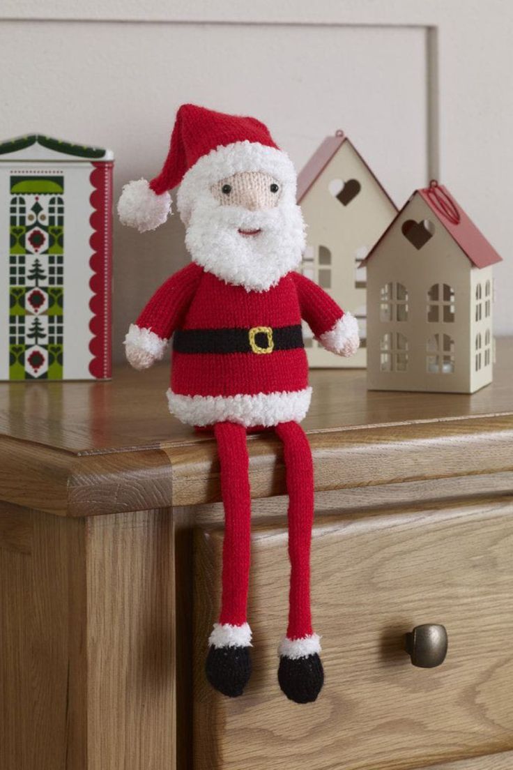 Amigurumis Natalinos Christmas Knits, Doily Art, Christmas Knitting Patterns Free, Christmas Crochet Patterns Free, Cute Santa Claus, Crochet Doll Tutorial, Crochet Santa, Crochet Dolls Free Patterns, Crochet Cute