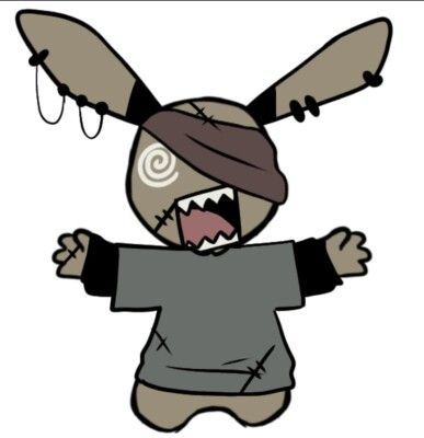 an image of a cartoon bunny with his mouth open and eyes wide open, wearing a baseball cap