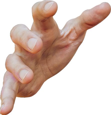 a person's hand reaching for something with their fingers