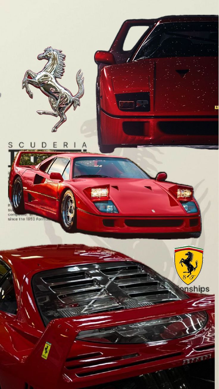 Ferrari Poster, Forza Ferrari, Cars Brand, Ferrari Testarossa, Ferrari Cars, Racing Posters, Ferrari F40, Ferrari Car, Ferrari F1