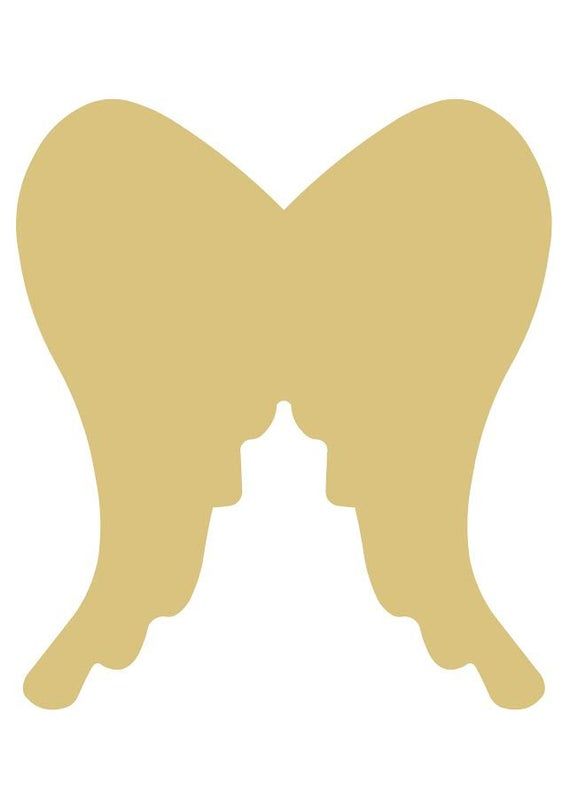 the silhouette of a butterfly's wings is shown in gold on a white background