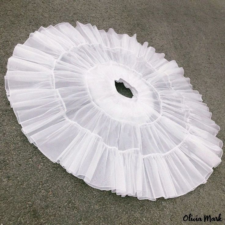 Olivia Mark - Boned-Less Soft Tulle Daily Petticoat for Long Lolita Skirts - High Quality and Competitive Price Stretch White Petticoat With Attached Cancan, White Stretch Tulle Petticoat, Stretch White Tulle Petticoat, White Stretch Tiered Skirt Petticoat, White Crinoline Skirt For Spring, White Stretch Tulle Skirt Bottoms, White Stretch Tulle Bottoms, Steampunk Fashion Female, Victorian Skirt