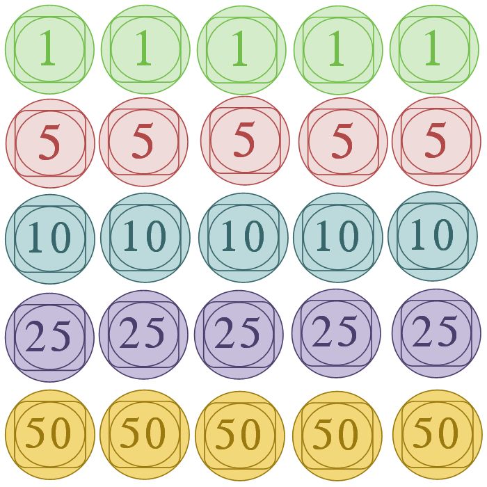 the numbers are arranged in different colors to make it easier for kids to learn how to count