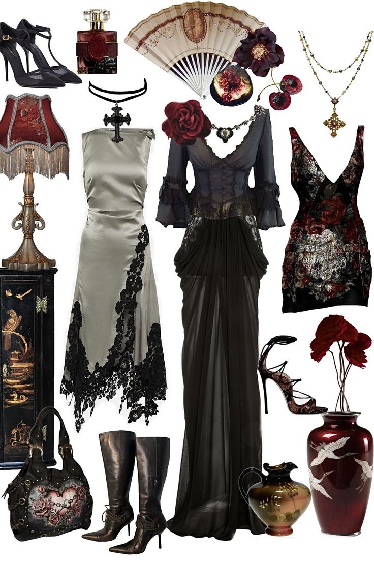 Under the Vampire's Spell... Rose Chocolate, Vampire Clothes, Gothic Outfits, Goth Outfits, Lookbook Outfits, Dream Clothes, Gothic Fashion, Fashion Sense, Aesthetic Clothes