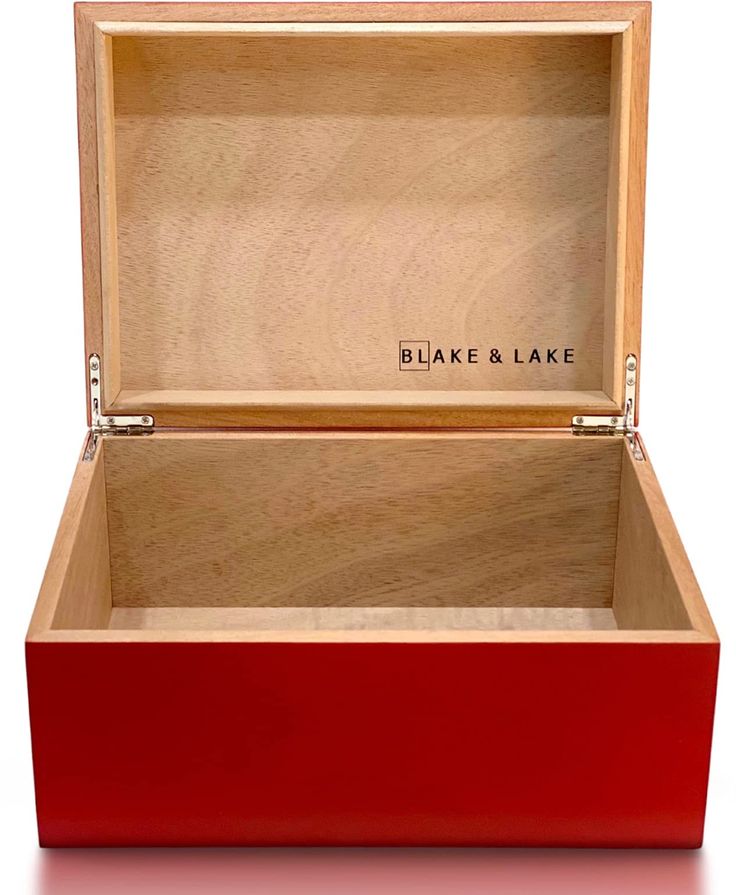 PRICES MAY VARY. Organize your home or office with a premium handmade Heritage Red keepsake box! Expertly handcrafted wooden box with a 90 degree hinged lid for a hands free experience. Perfect for storing and organizing collectibles, keepsakes, important documents, mail, jewelry, watches, small electronics, and even fits a few articles of clothing! Keep your personal belongings safe from humidity and other contaminants. When the box is closed the inner lip creates a seal to keep moisture, humid Large Keepsake Box, Decorative Wooden Boxes, Wood Gift Box, Gift Boxes With Lids, Large Gift Boxes, Decorative Storage Boxes, Wood Storage Box, Wooden Keepsake Box, Wooden Storage Boxes