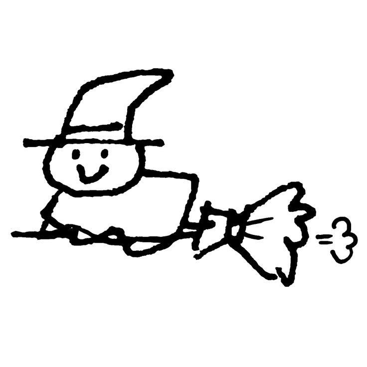 a black and white drawing of a snowman