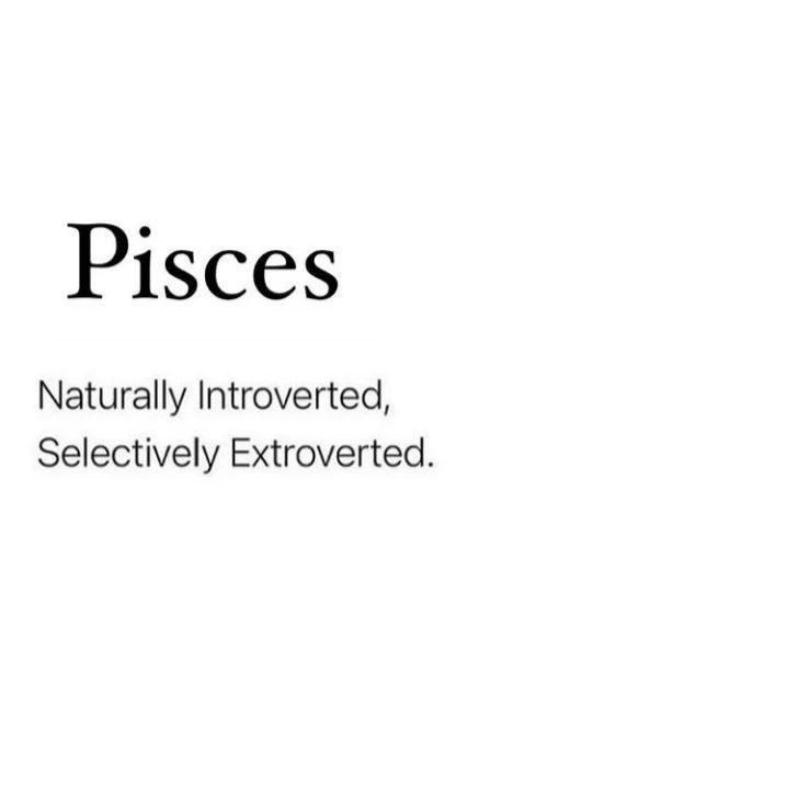 an advertisement for pisces is shown with the words, naturally involved, selectively extroved