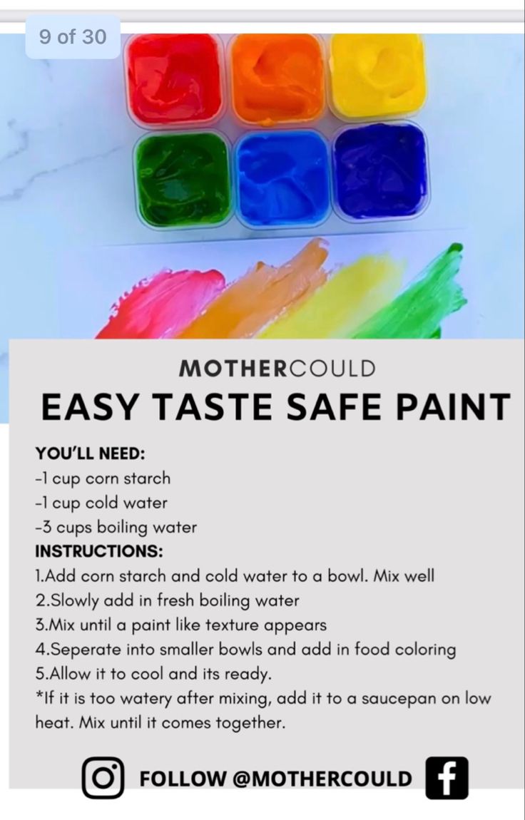 the instructions for how to make homemade watercolor paint