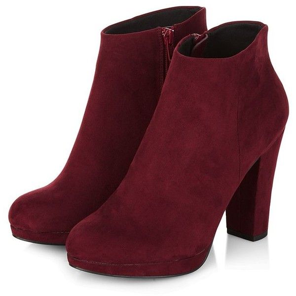 Dark Red Zip Side Heeled Boots ($38) ❤ liked on Polyvore featuring shoes, boots, ankle booties, heels, sapatos, red, zipper booties, red boots, heeled booties and zipper boots Dark Red Boots, Red Heel Boots, Gray's Anatomy, Mid Heel Ankle Boots, Mid Heel Boots, Boots Heel, Hipster Grunge, Burgundy Shoes, Modern Clothing