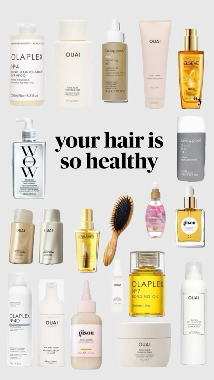 healthy hair🤍 Shampoo For Fine Hair, Healthy Hair Routine, Curly Hair Care Routine, Hair Silky, Shower Skin Care, Healthy Hair Tips, Pretty Skin Care, Hair Essentials, Body Care Routine