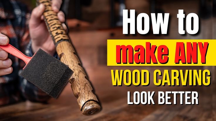 how to make any wood carving look better with the help of a professional sandblader