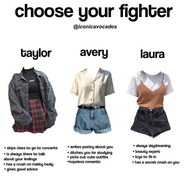 Choose Your Fighter Aesthetic, Intj Aesthetic Niche, Fighter Aesthetic, Types Of Clothes, Niche Meme Mood Boards, Choose Your Fighter, Niche Meme Outfits Aesthetic, Niche Memes, Mood Board Fashion