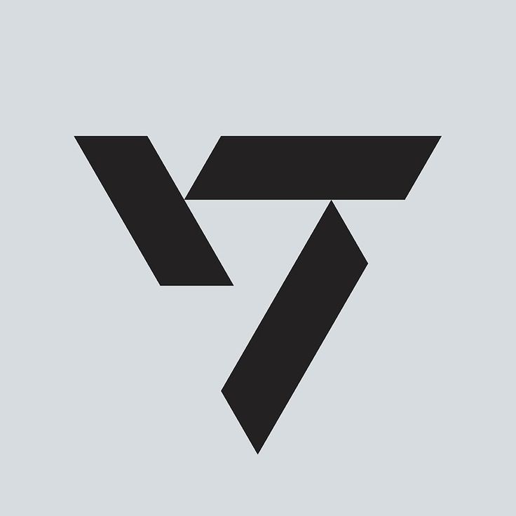 the letter y is made up of two black lines on a light gray background, and it appears to be overlapping