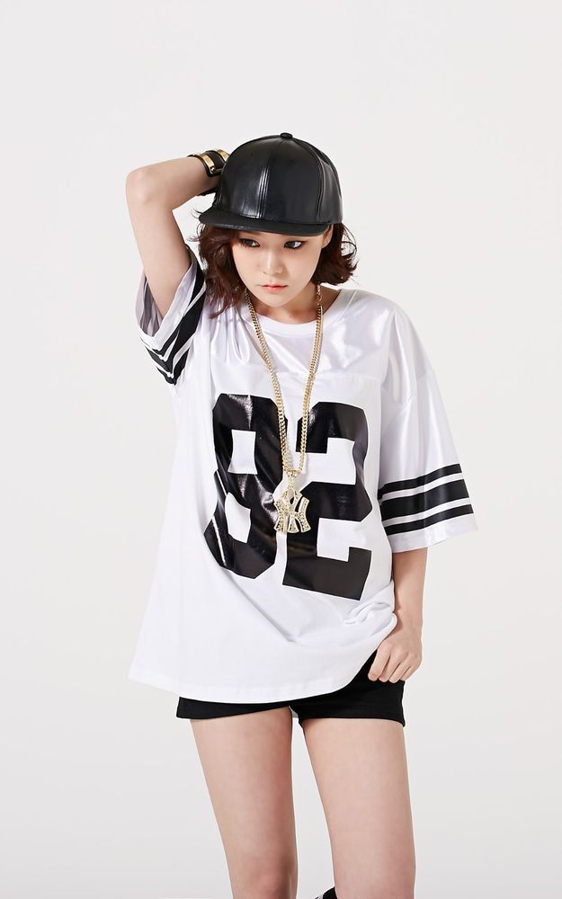 reference, photo, woman, pose,Premium Korean Fashion Women's Number Printed Hip Hop Shirt - Made in Korea Korean Hip Hop Fashion, Mode Hip Hop, Cargo Jacket Mens, Looks Hip Hop, Korean Fashion Ideas, Urban Wear Women, Urban Apparel, Hip Hop Shirts, Dance Outfit