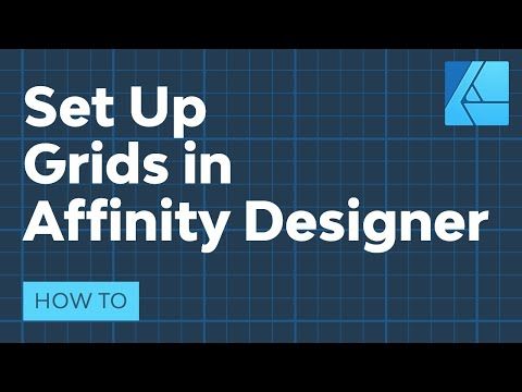 the words set up grids in affinity designer