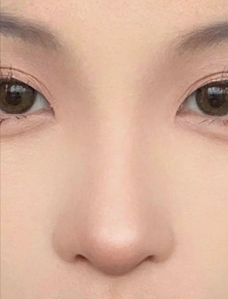 Asian Nose Drawing, Doll Nose Aesthetic, Upturned Doll Eyes, Small Nose Asian, Small Alar Base Nose, S Line Nose Ulzzang, Flat Nose Drawing, Small Nose Vision Board, Desired Face Subliminal